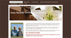 Desktop Screenshot of graceharmony.org